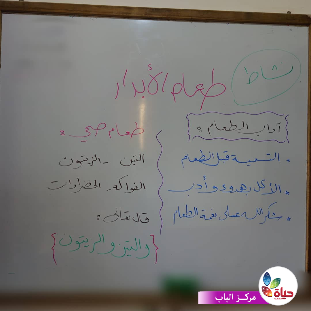 نتعلم كيف نغذي عقولنا وأجسادنا في واحتنا السعيدة